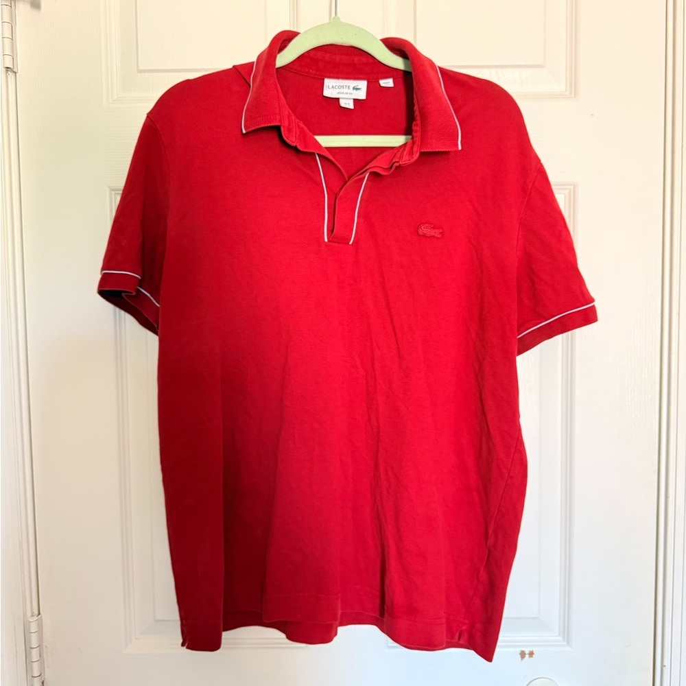 Lacoste Red Polo Shirt